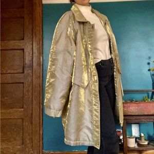 Shimmering gold vintage jacket